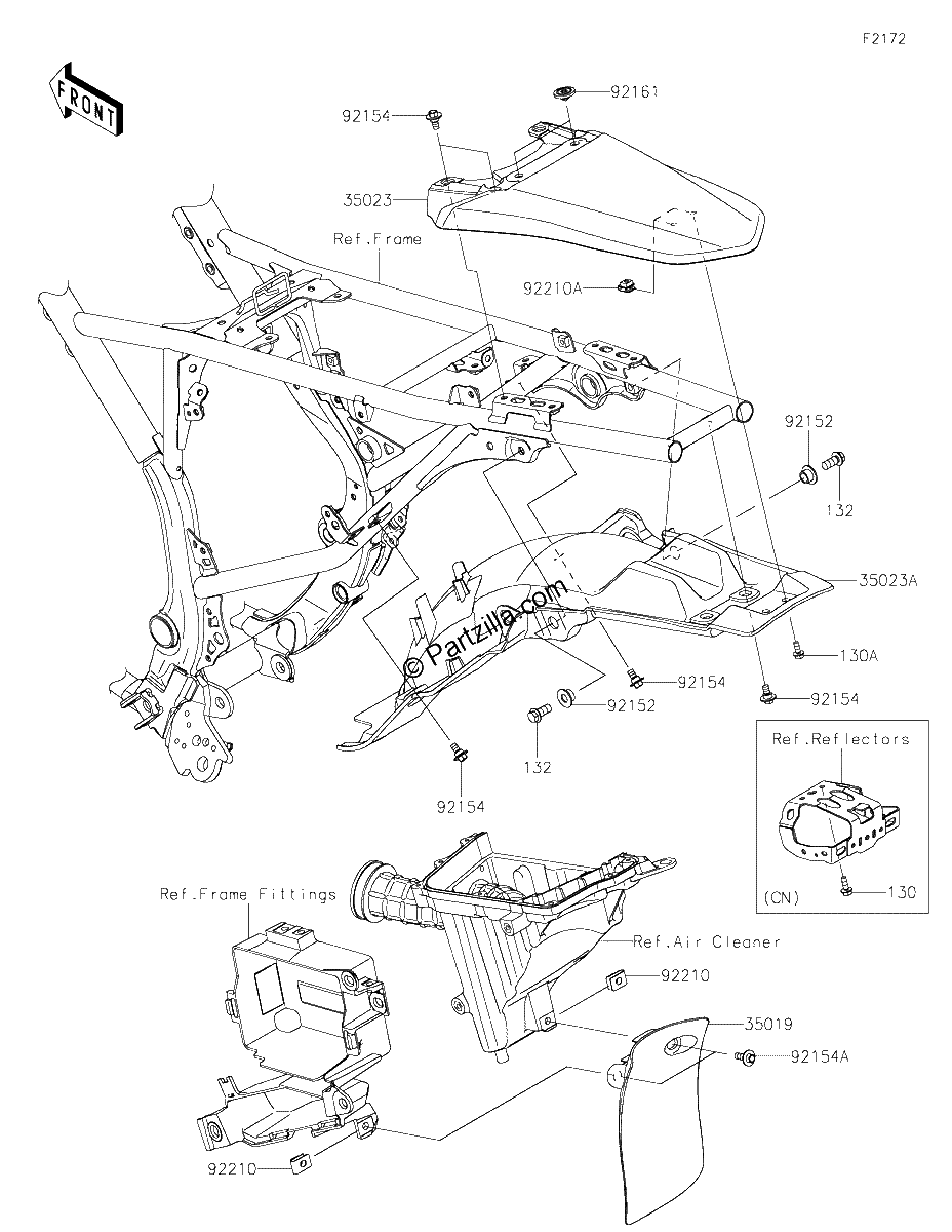 Diagrama de REAR FENDER S