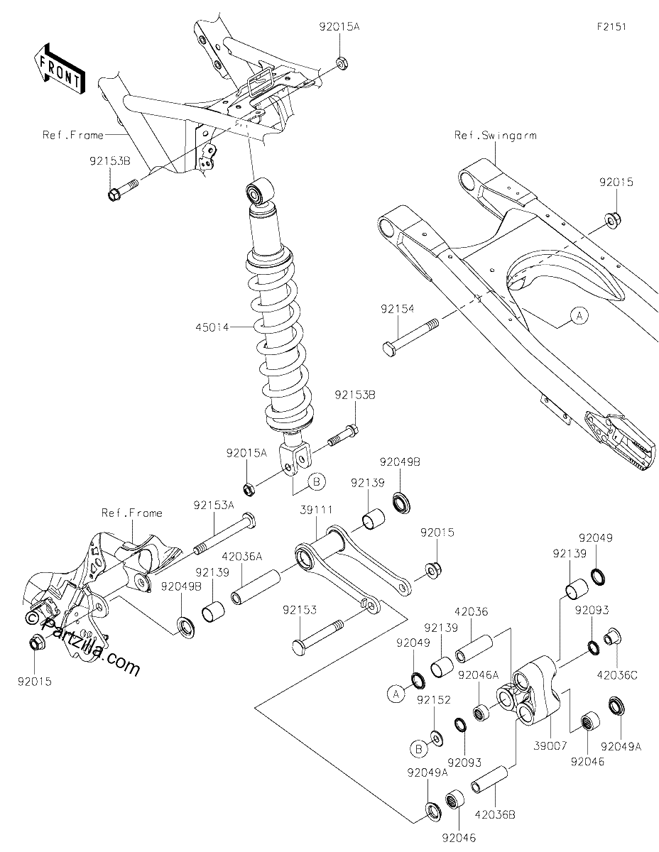 Diagrama de SUSPENSION SHOCK ABSORBER