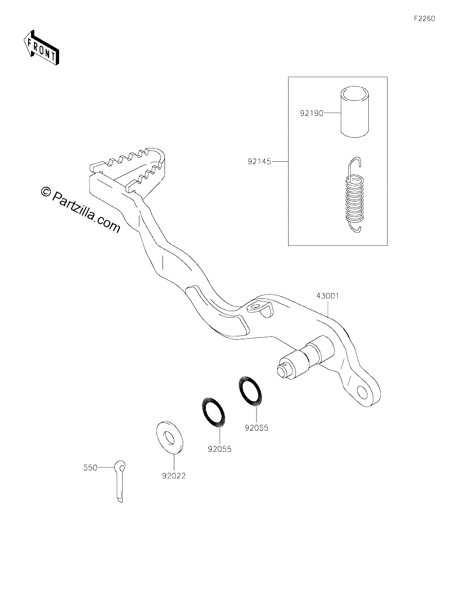 Diagrama de BRAKE PEDAL