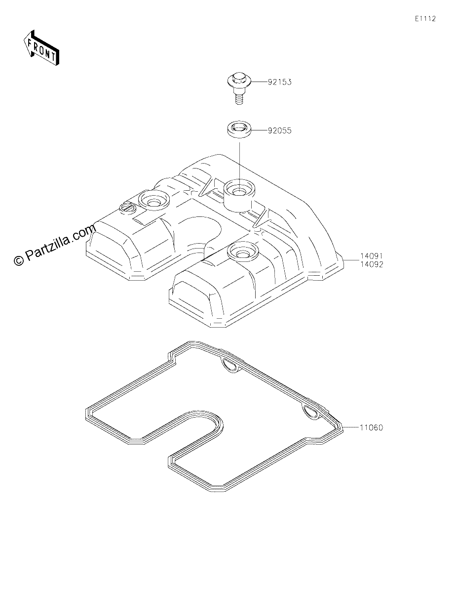 Diagrama de CYLINDER HEAD COVER