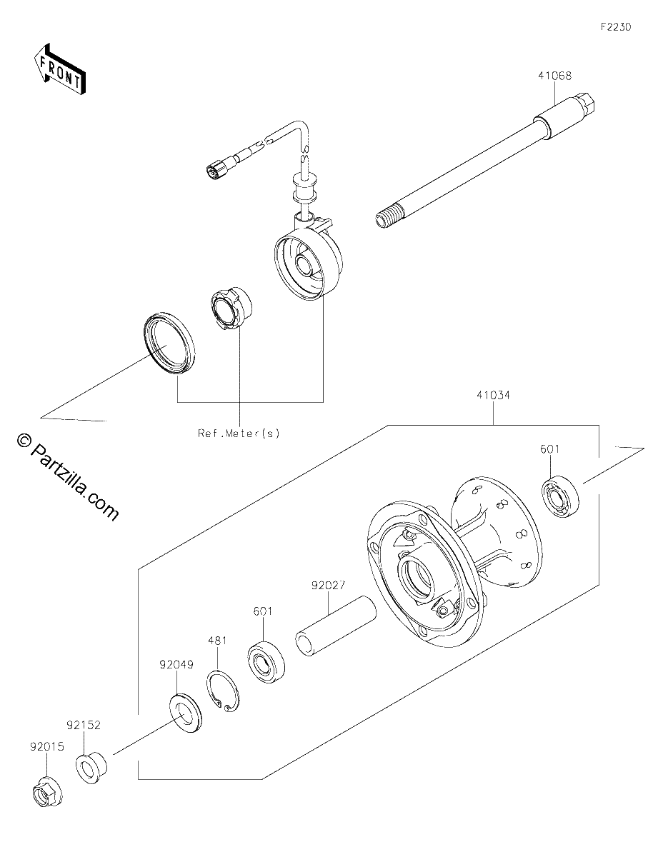 Diagrama de FRONT HUB
