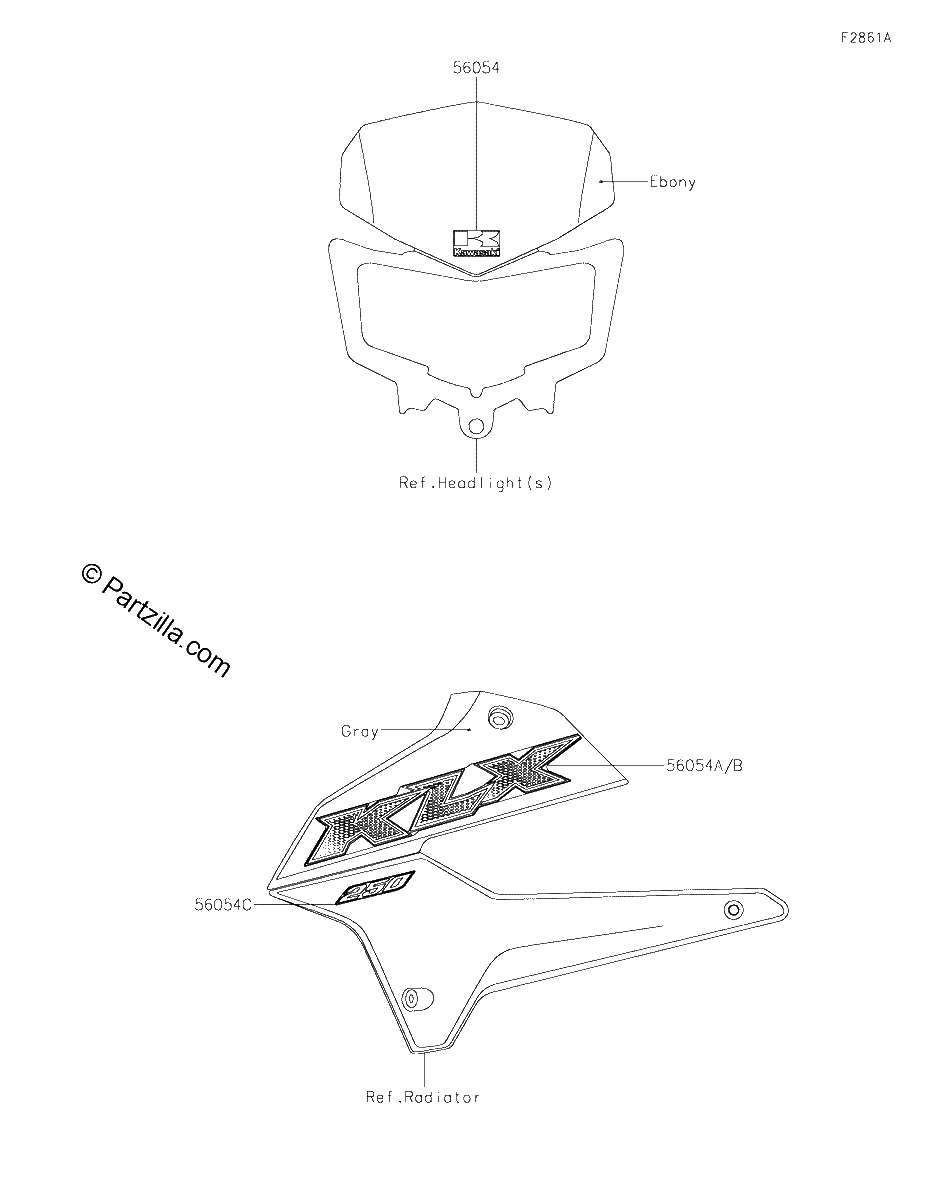 Diagrama de DECALS GRAY SLFA