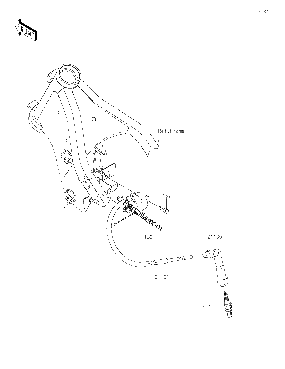Diagrama de IGNITION SYSTEM
