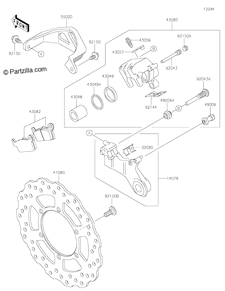 Diagrama de REAR BRAKE
