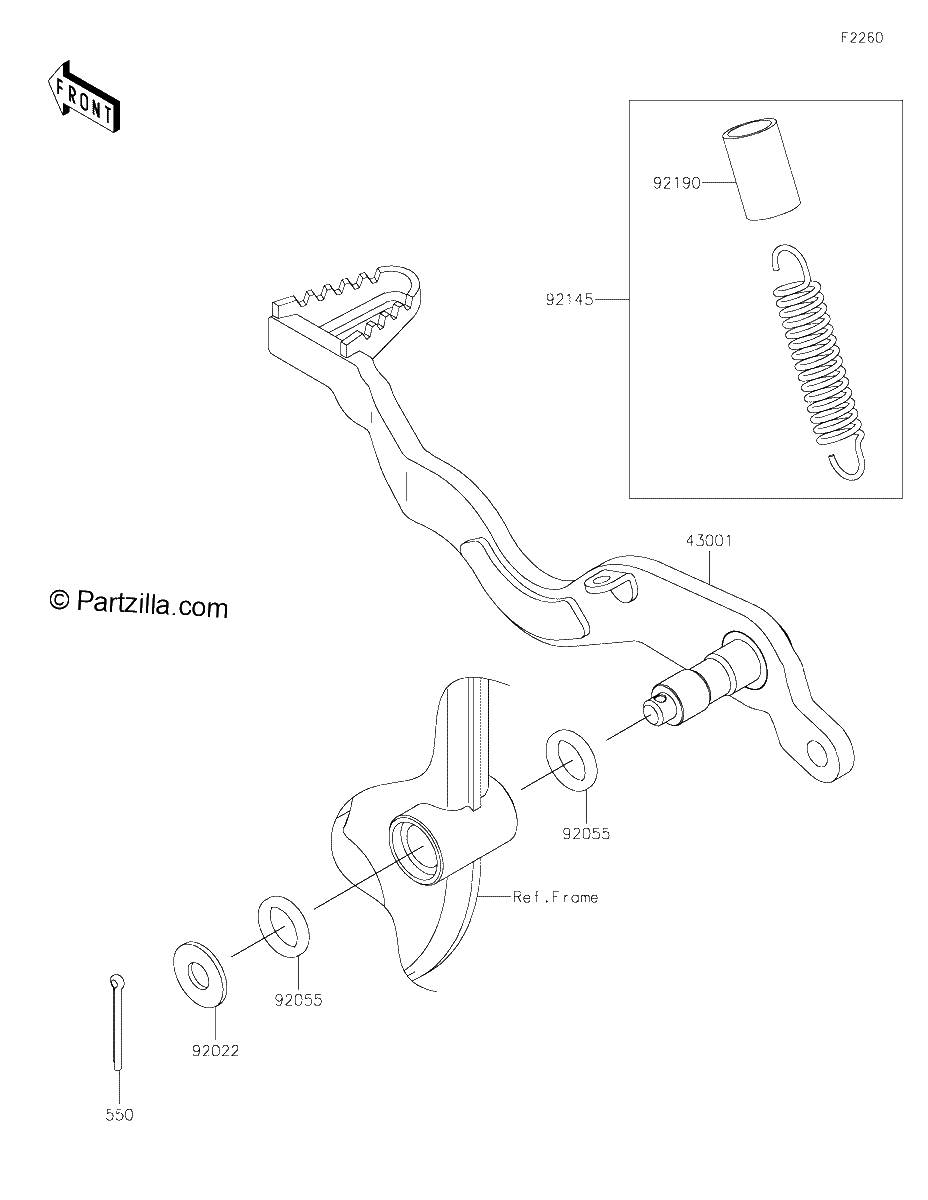 Diagrama de BRAKE PEDAL