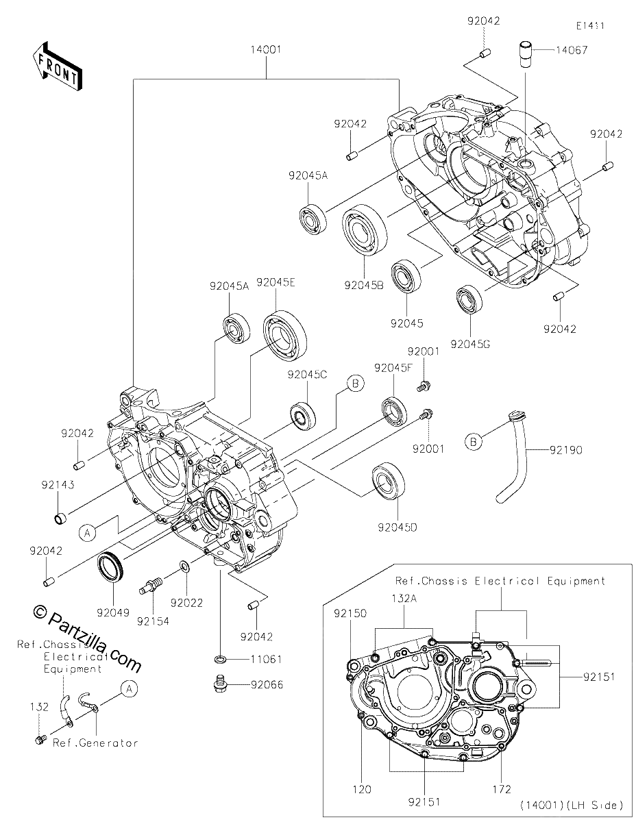 Diagrama de CRANKCASE