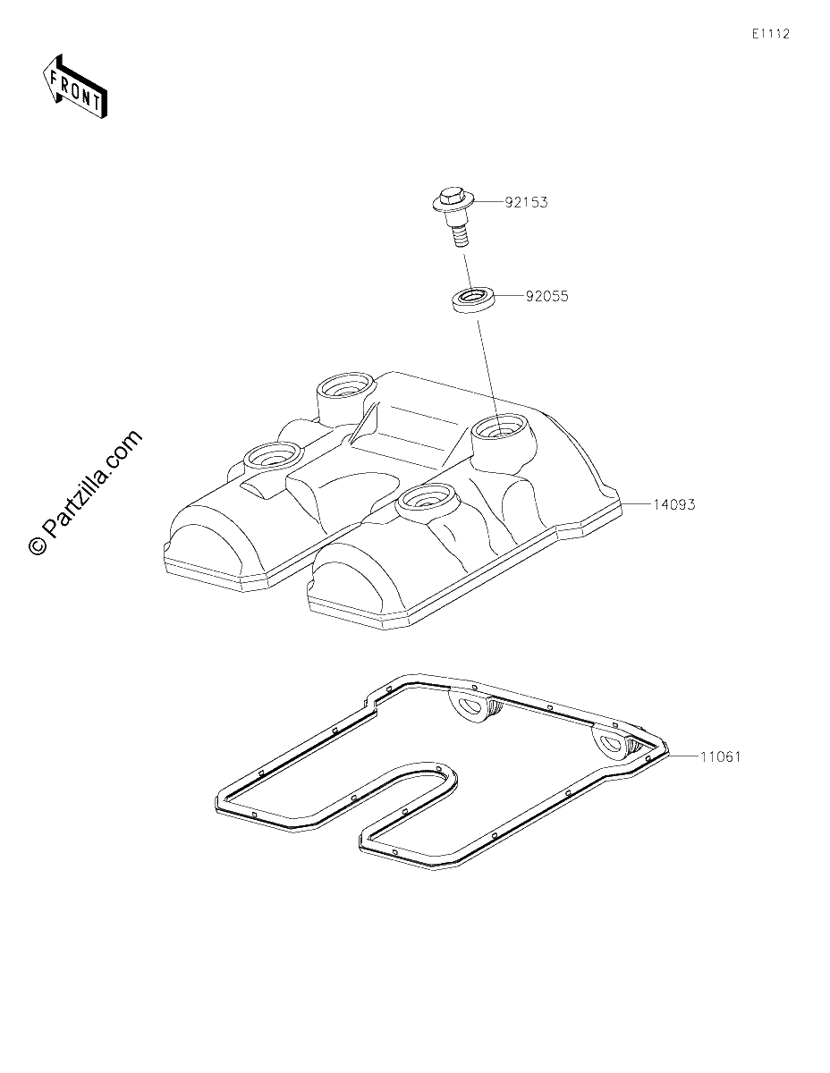 Diagrama de CYLINDER HEAD COVER