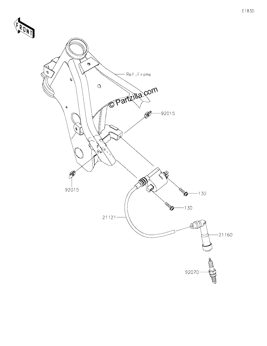 Diagrama de IGNITION SYSTEM