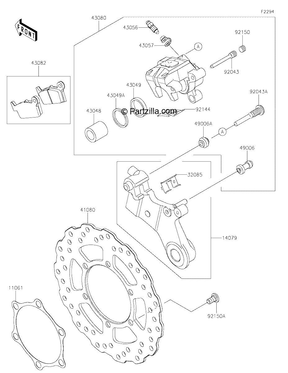 Diagrama de REAR BRAKE
