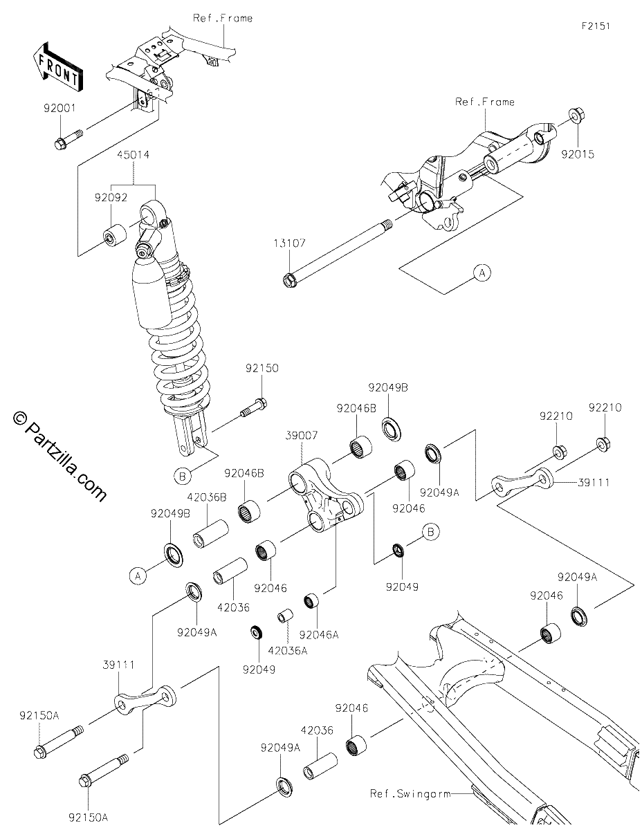 Diagrama de SUSPENSION SHOCK ABSORBER