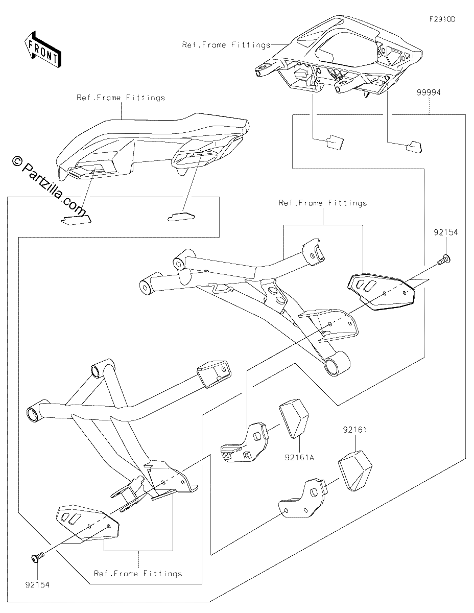 Diagrama de ACCESSORY BAG FITTING KIT