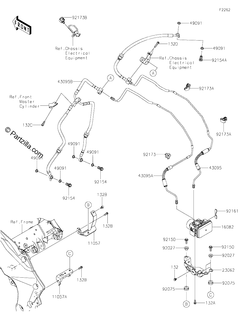 Diagrama de BRAKE PIPING