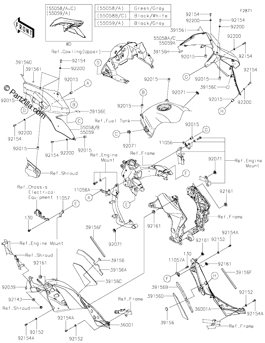 Diagrama de COWLING CENTER