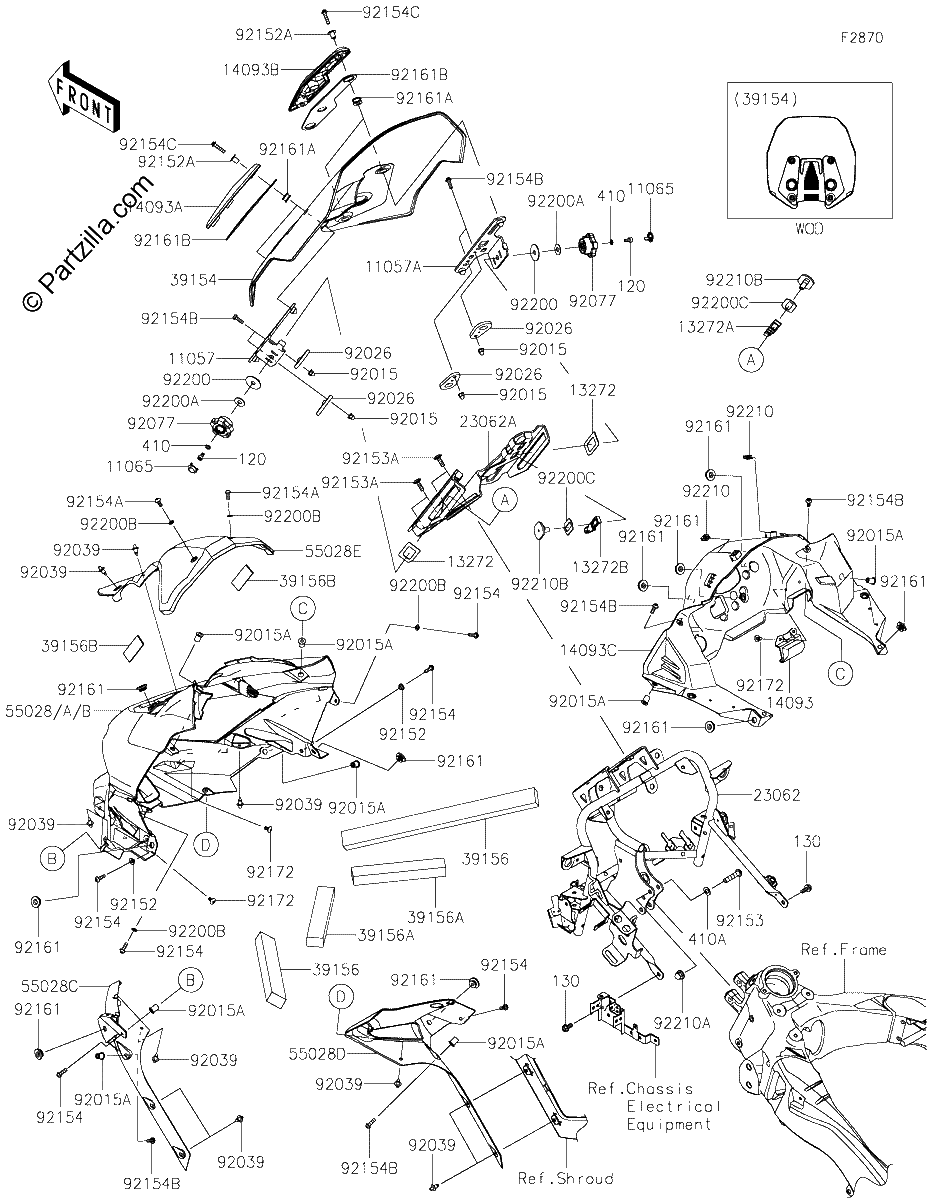 Diagrama de COWLING UPPER