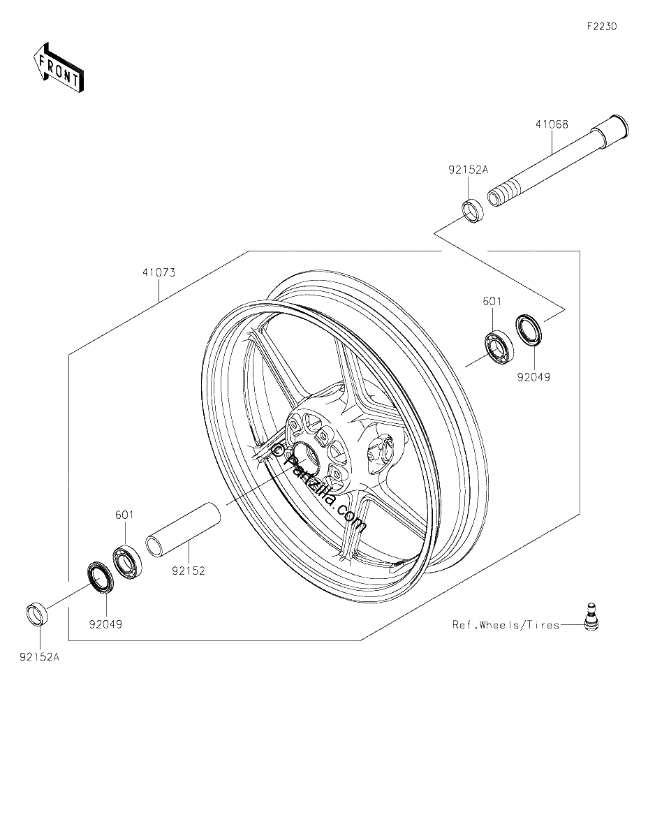 Diagrama de FRONT HUB