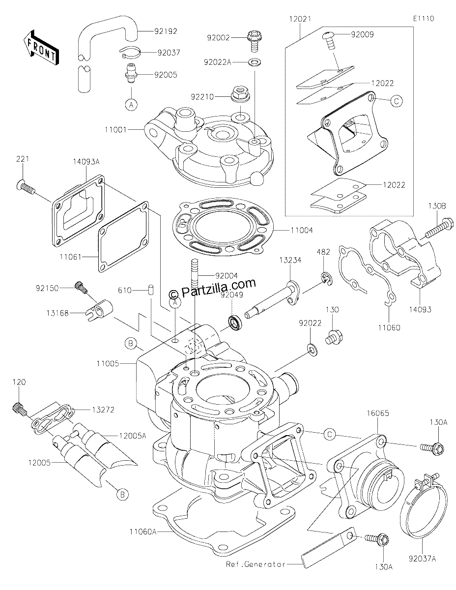 Diagrama de CYLINDER HEAD CYLINDER