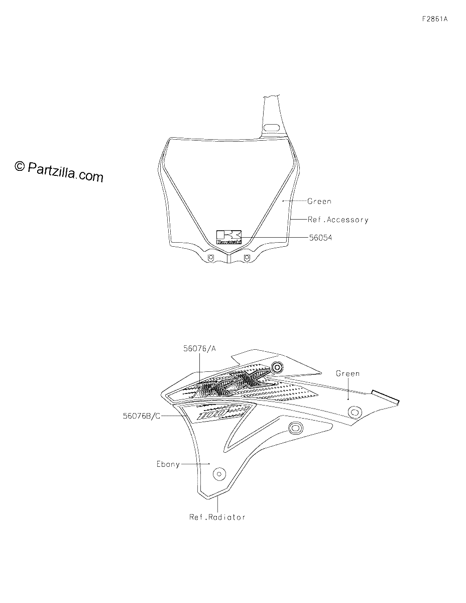 Diagrama de DECALS FLF