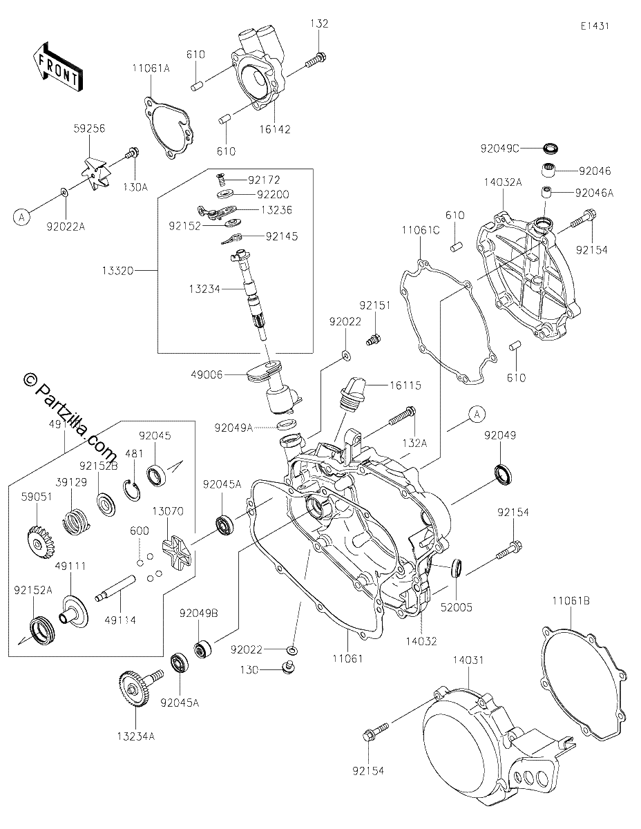 Diagrama de ENGINE COVER S