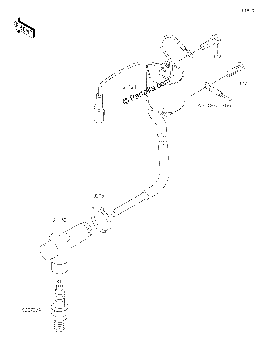 Diagrama de IGNITION SYSTEM