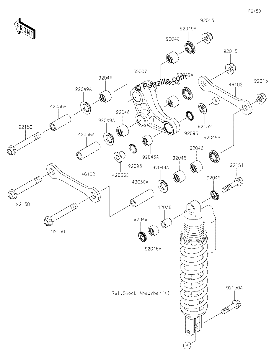 Diagrama de REAR SUSPENSION