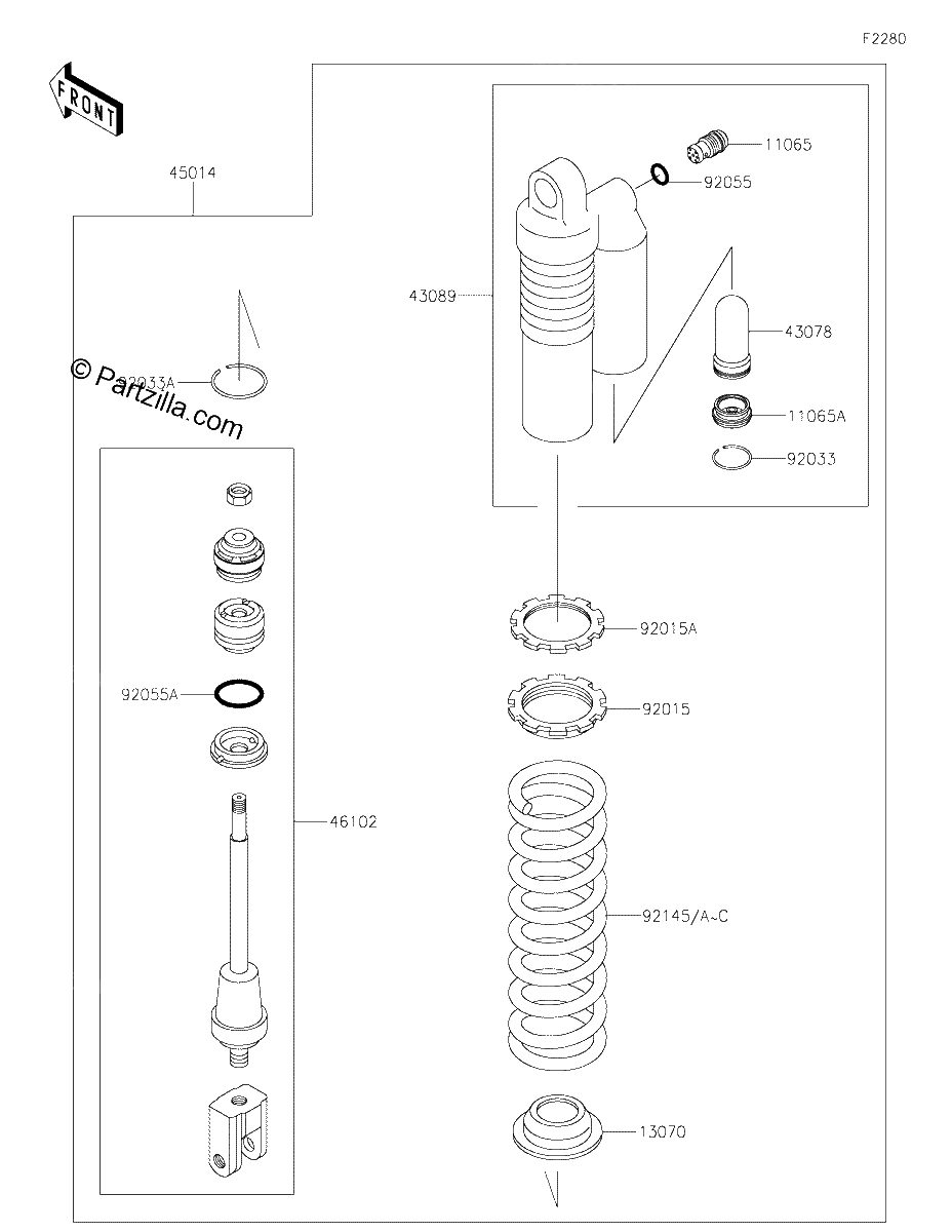 Diagrama de SHOCK ABSORBER S
