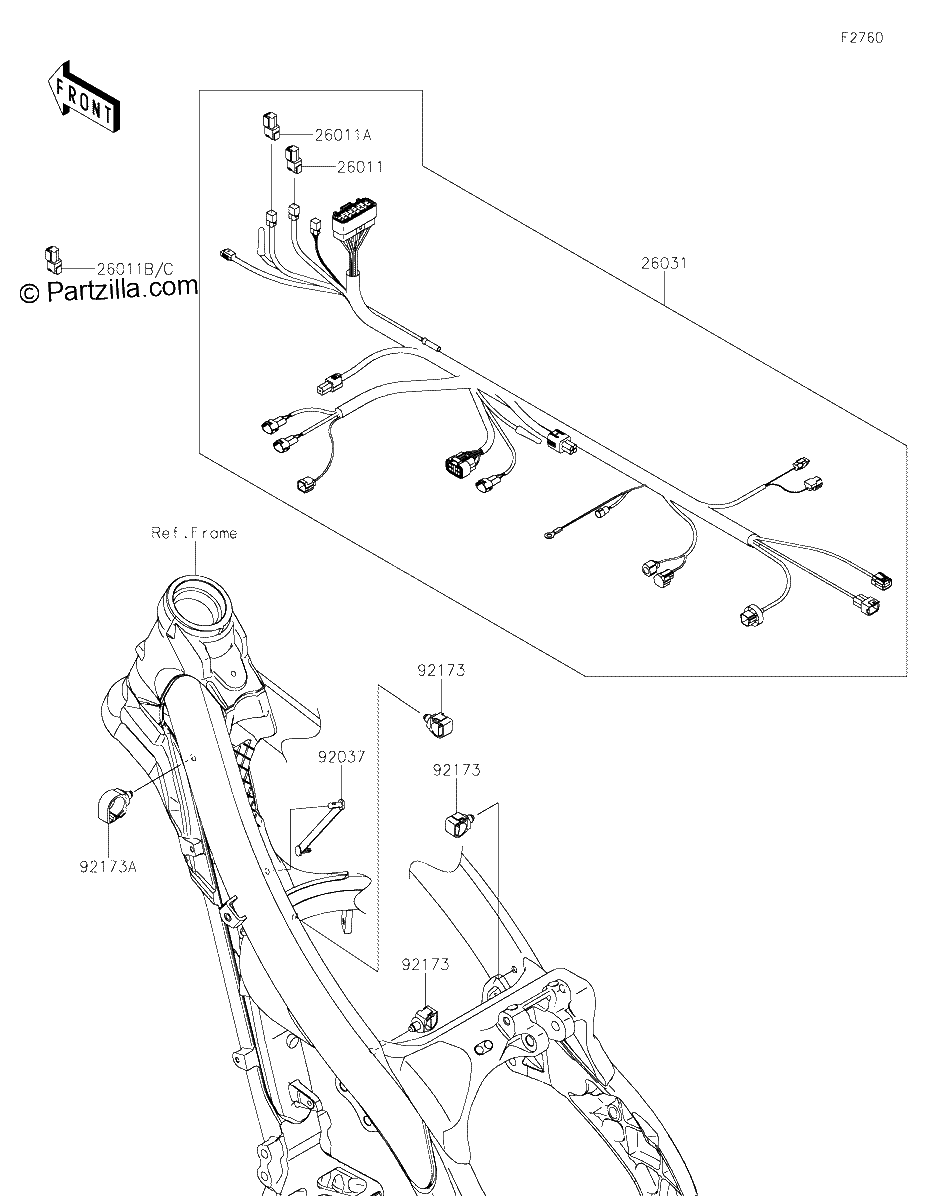 Diagrama de CHASSIS ELECTRICAL EQUIPMENT