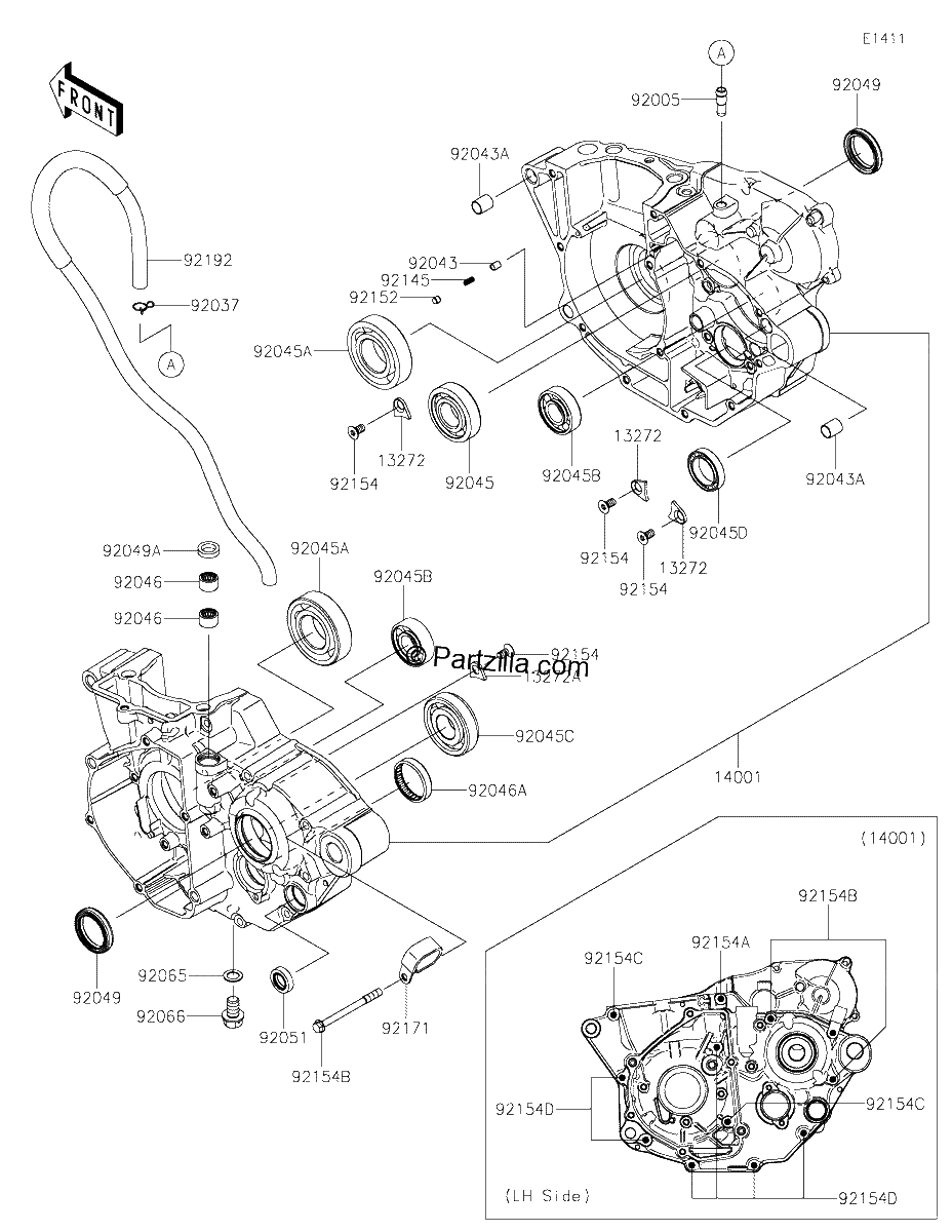 Diagrama de CRANKCASE