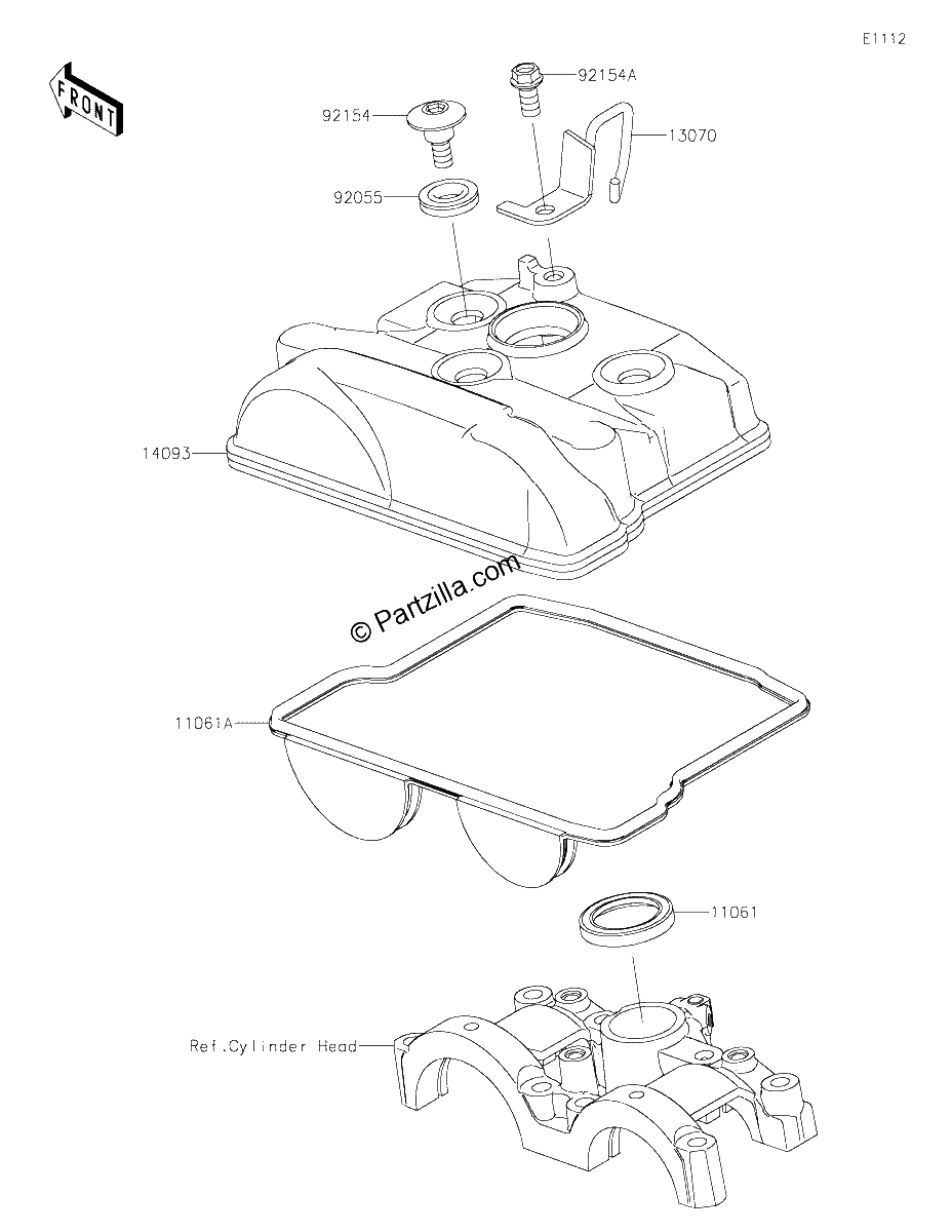 Diagrama de CYLINDER HEAD COVER