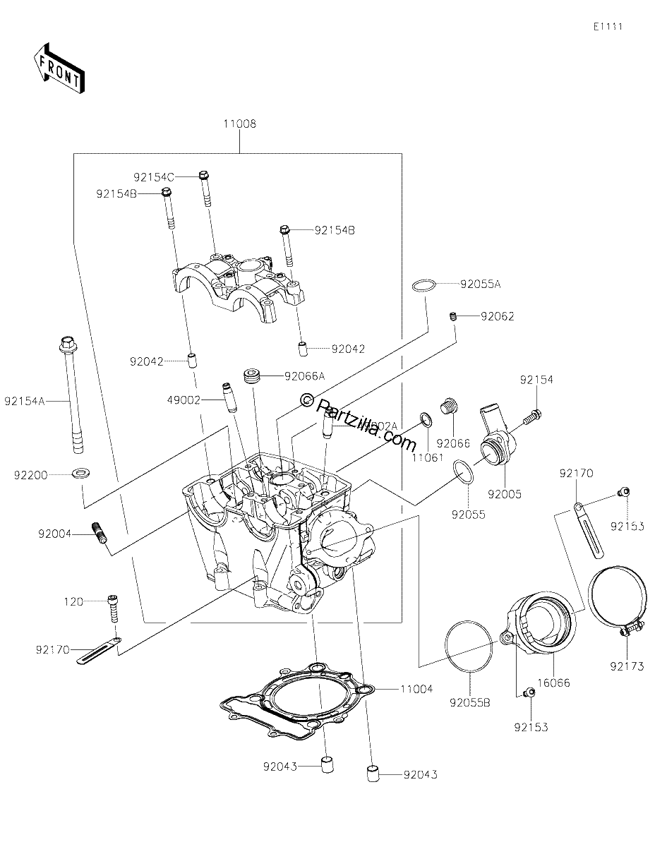 Diagrama de CYLINDER HEAD