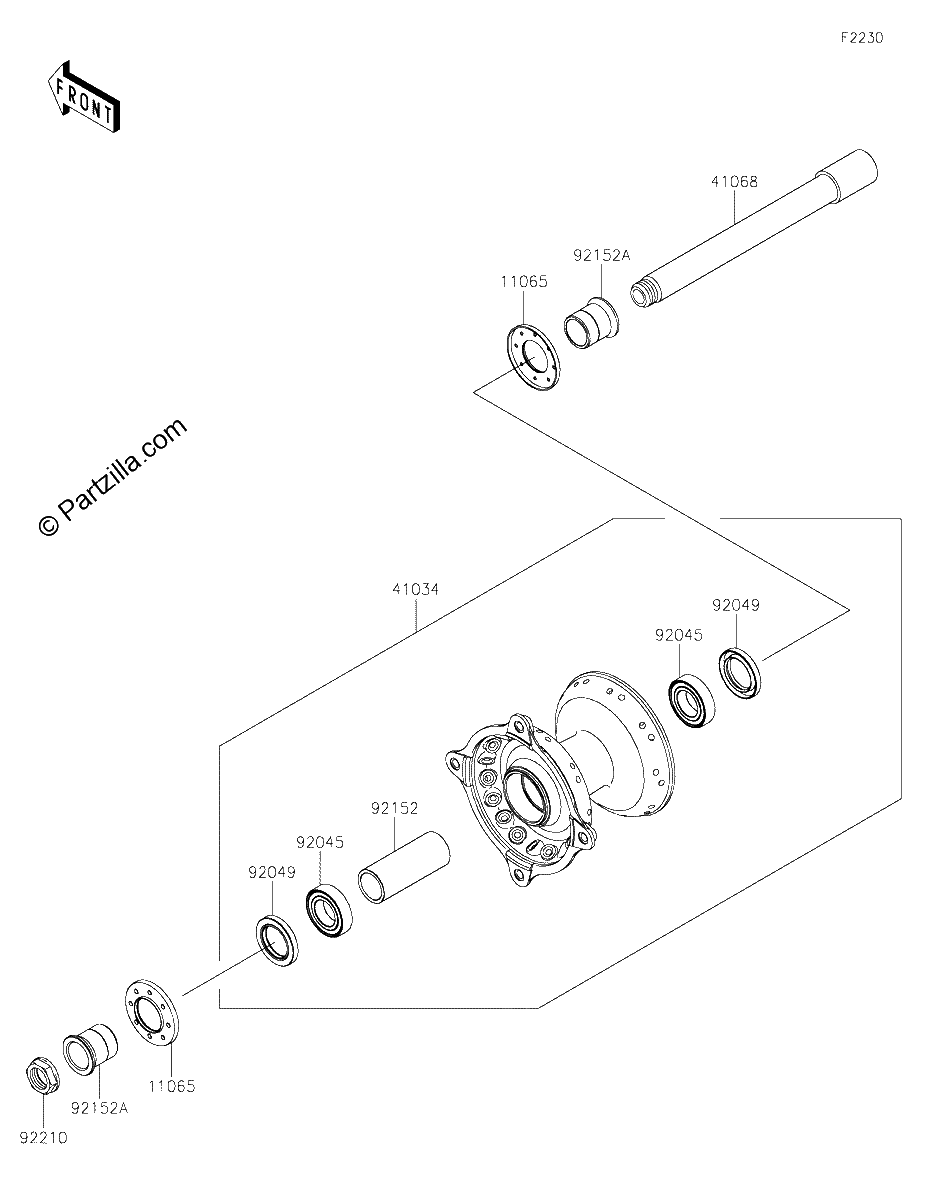 Diagrama de FRONT HUB