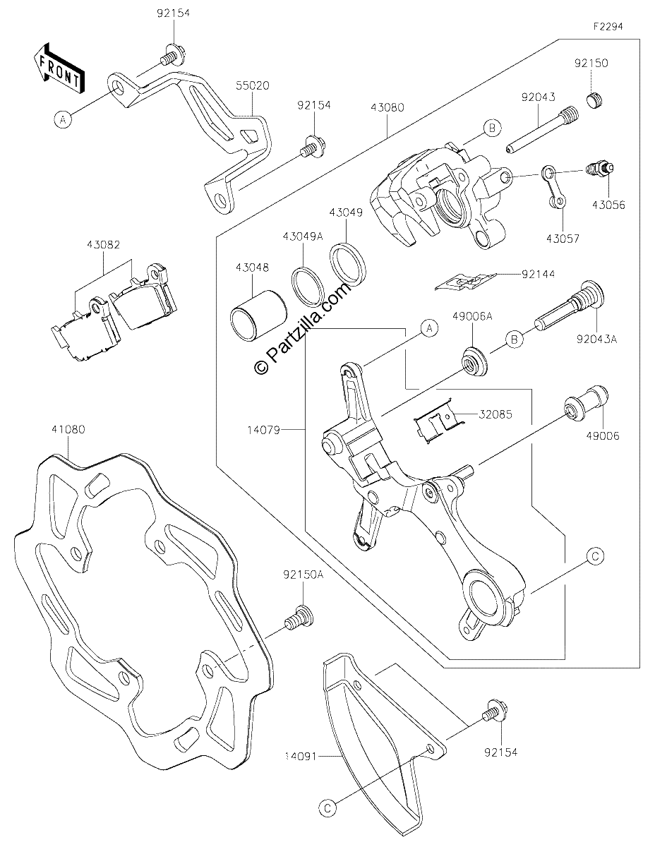 Diagrama de REAR BRAKE