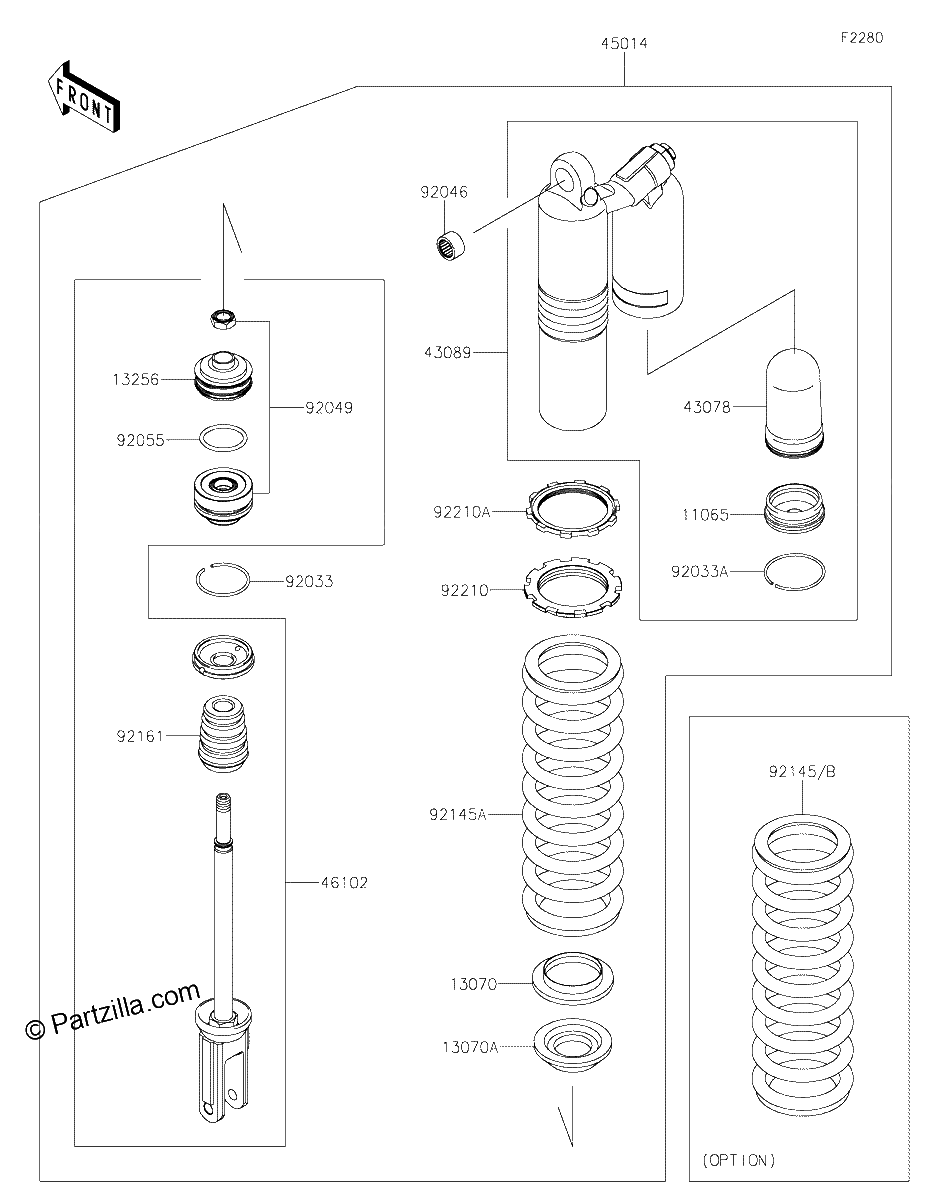 Diagrama de SHOCK ABSORBER S