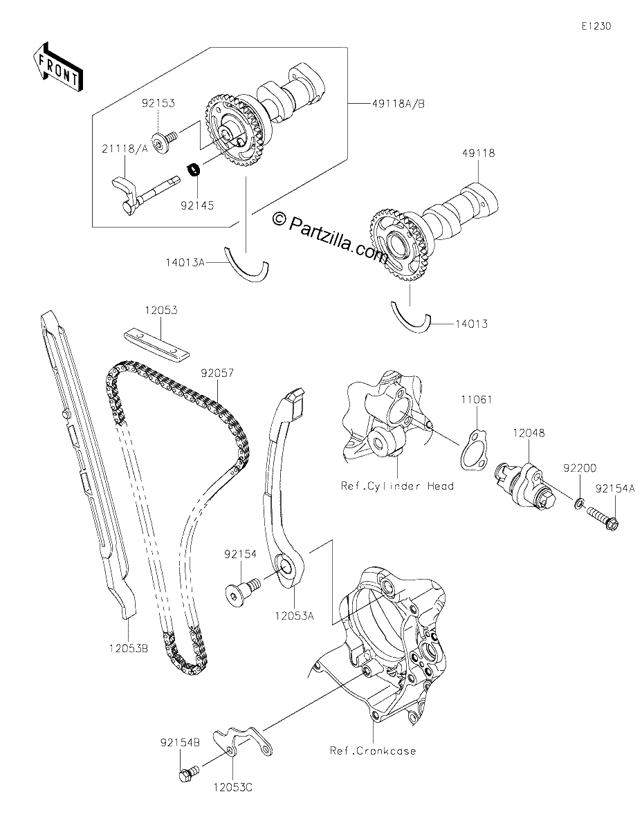 Diagrama de CAMSHAFT S TENSIONER
