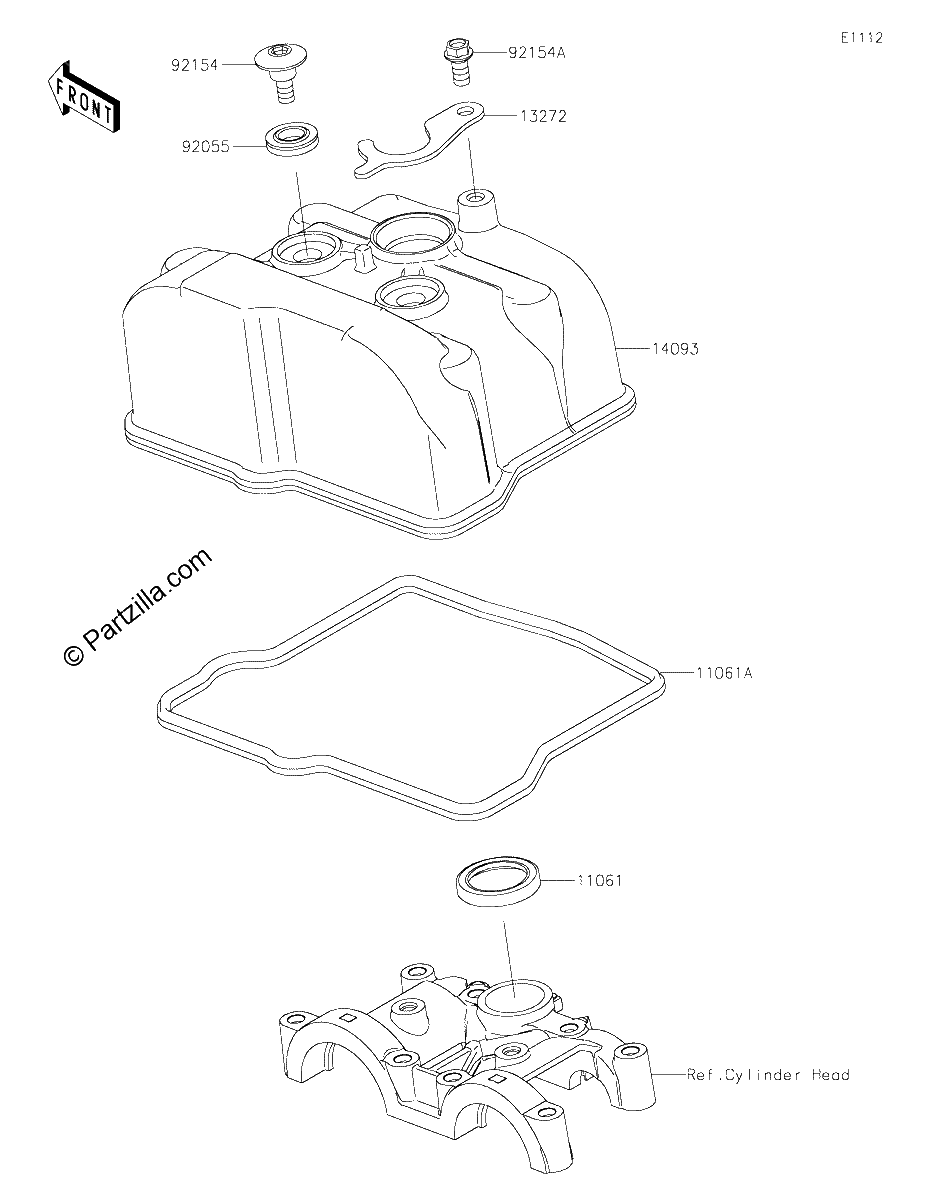 Diagrama de CYLINDER HEAD COVER