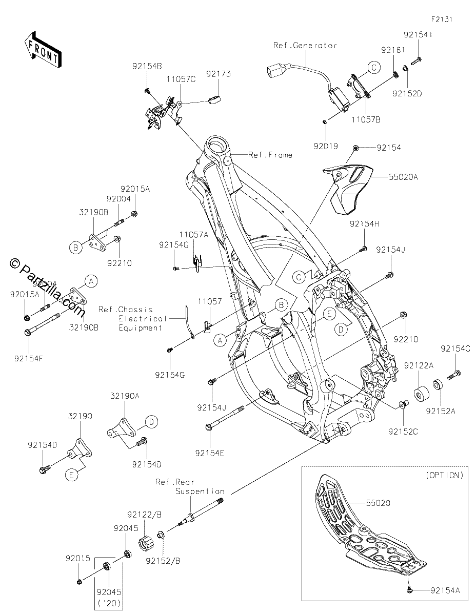 Diagrama de FRAME FITTINGS