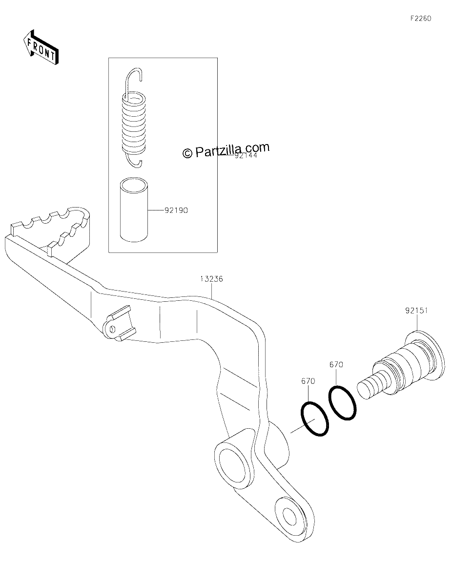 Diagrama de BRAKE PEDAL