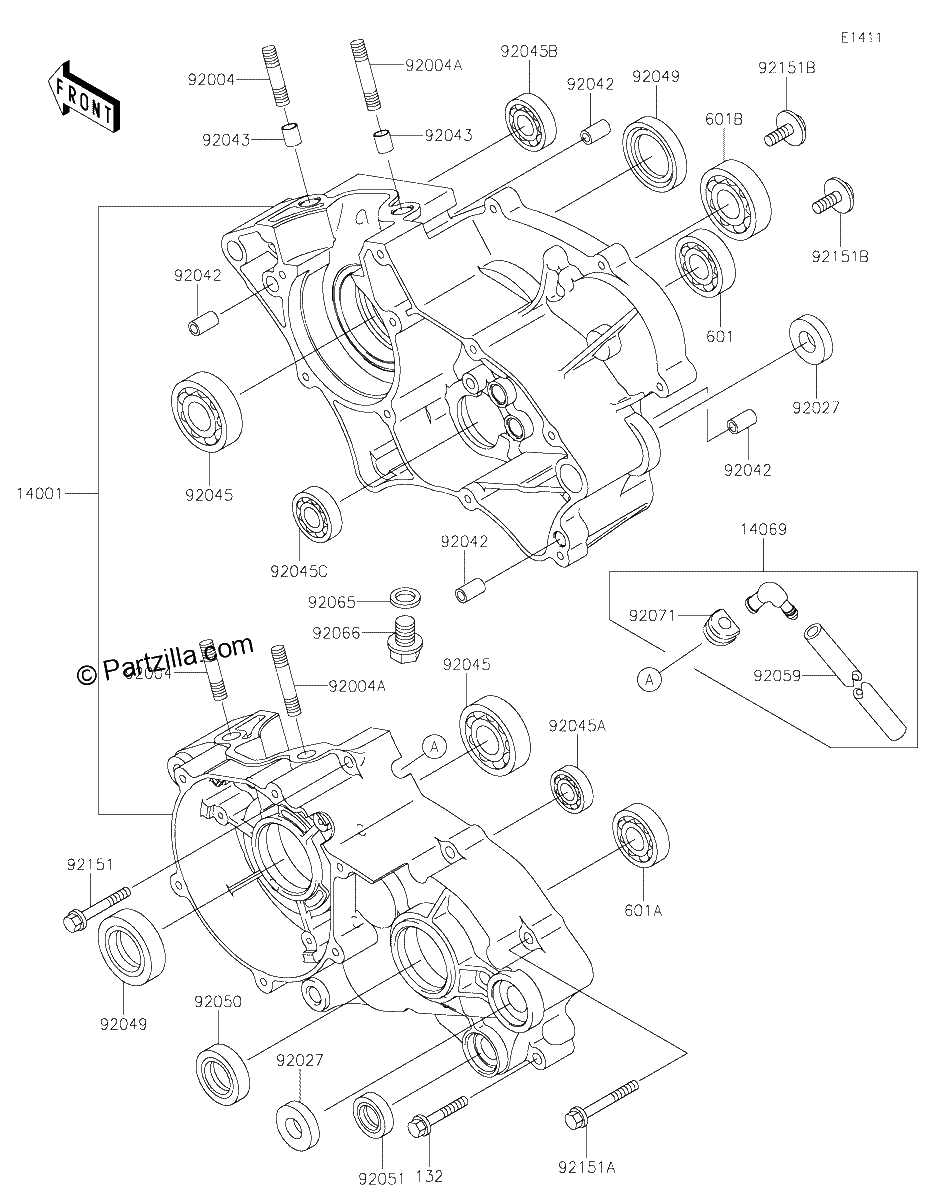 Diagrama de CRANKCASE