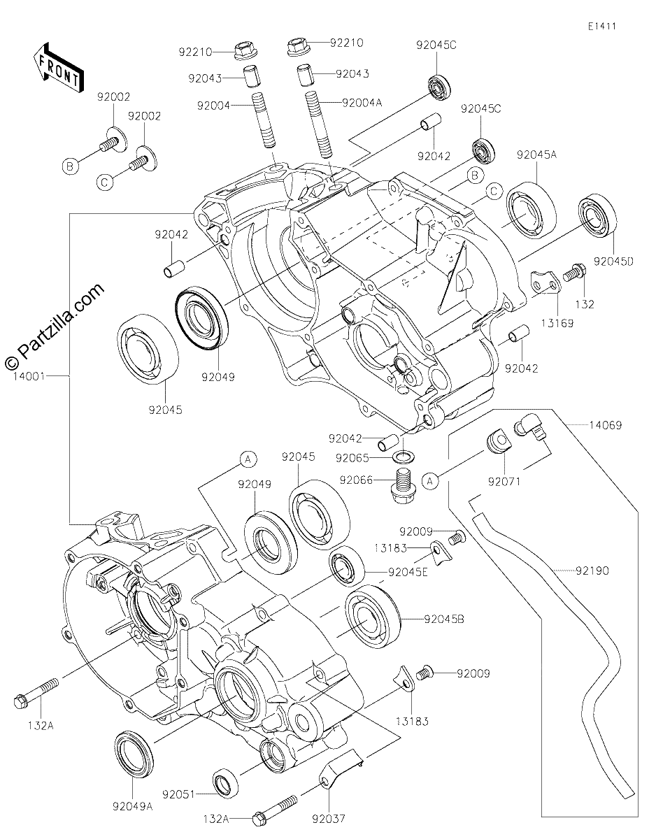Diagrama de CRANKCASE