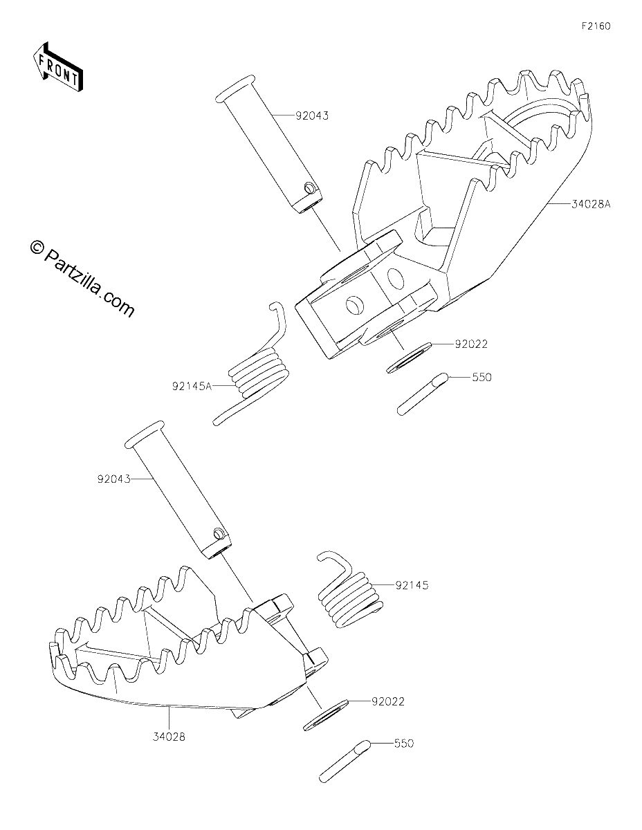 Diagrama de FOOTRESTS