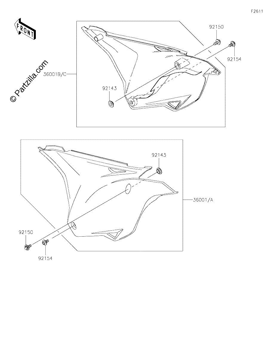 Diagrama de SIDE COVERS