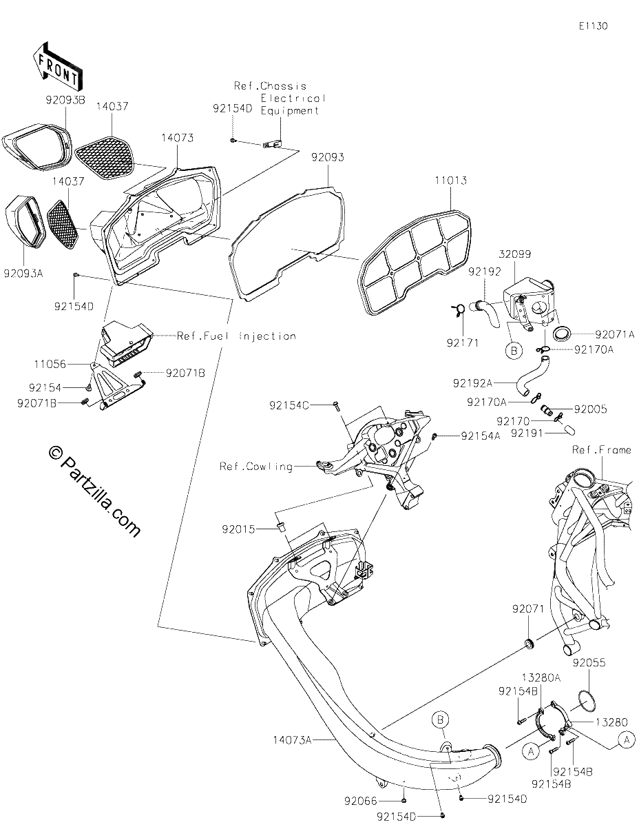 Diagrama de AIR CLEANER