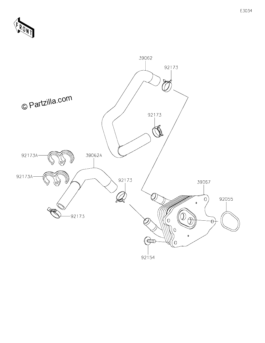 Diagrama de OIL COOLER