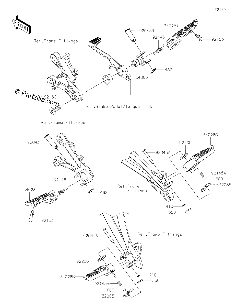 Diagrama de FOOTRESTS