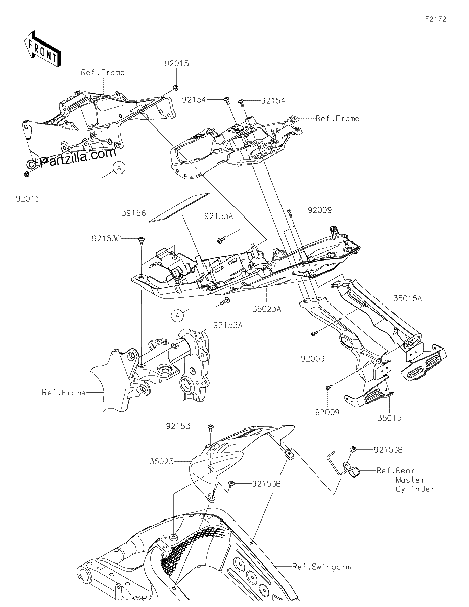 Diagrama de REAR FENDER S