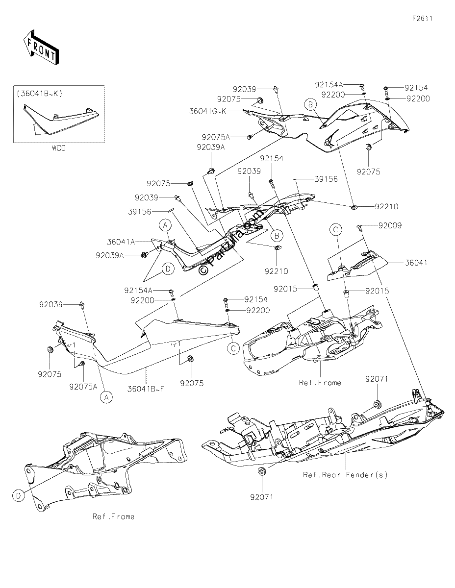 Diagrama de SIDE COVERS