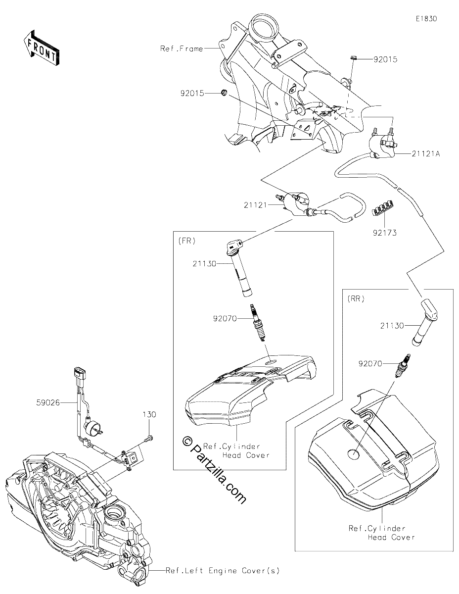 Diagrama de IGNITION SYSTEM