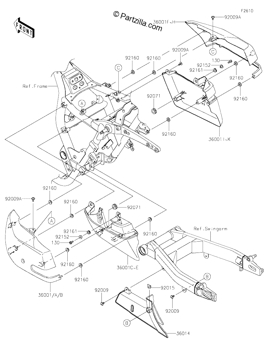 Diagrama de SIDE COVERS CHAIN COVER
