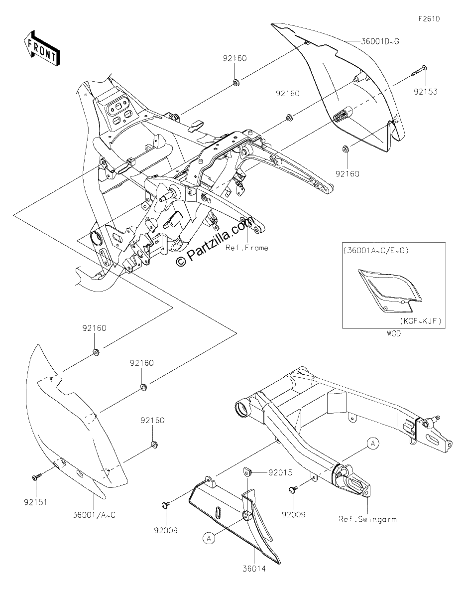 Diagrama de SIDE COVERS CHAIN COVER