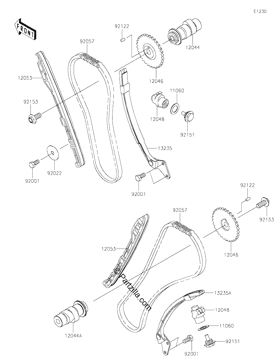 Diagrama de CAMSHAFT S TENSIONER
