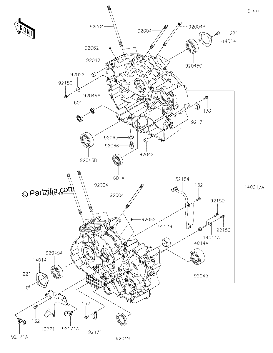 Diagrama de CRANKCASE